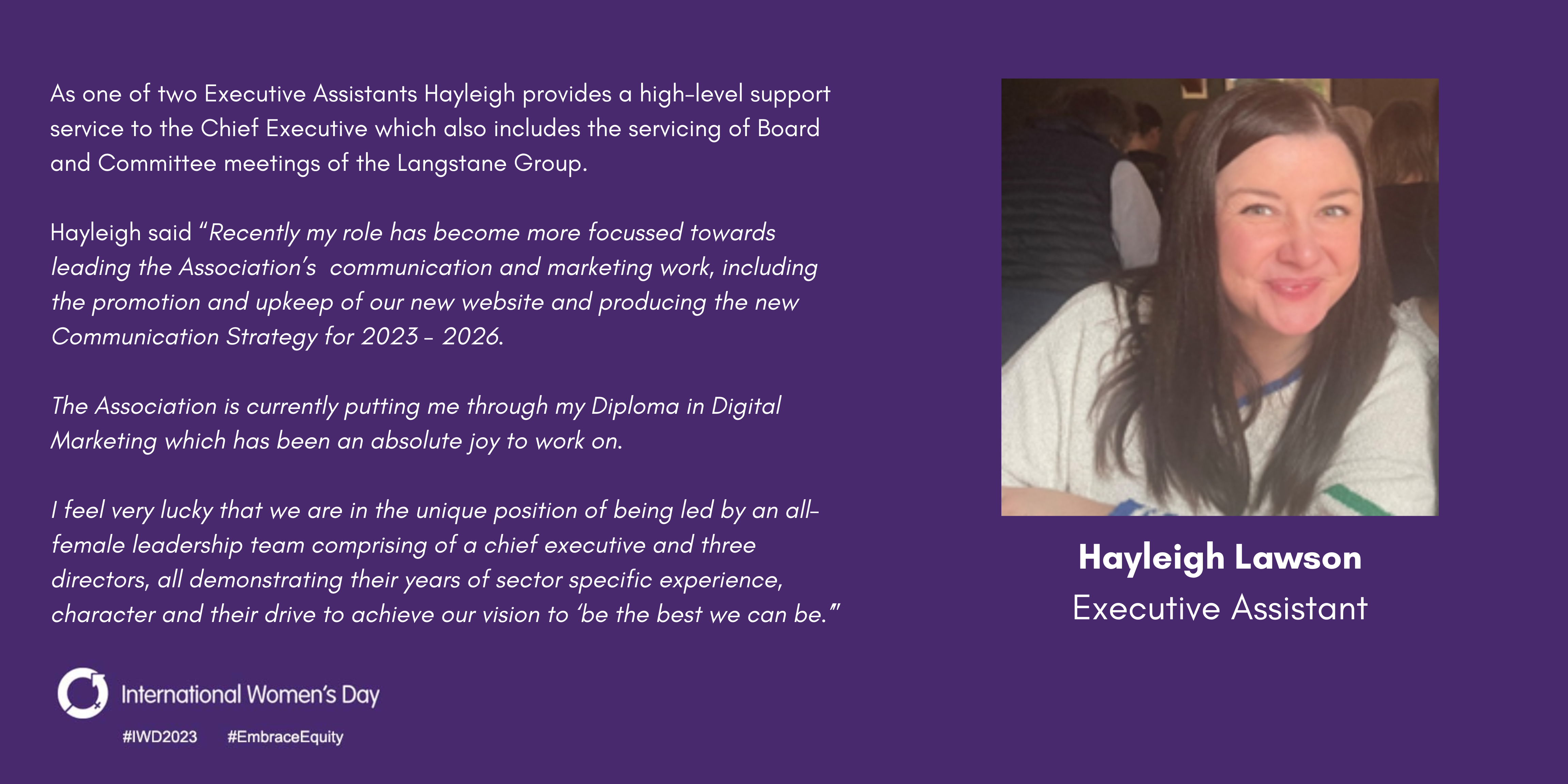 HayleighLawson- IWD 2023