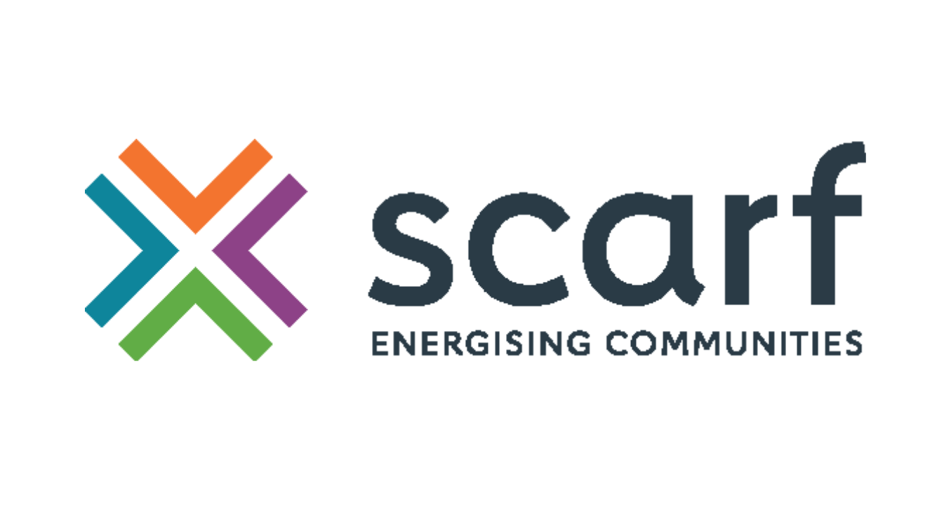 Scarf larger logo