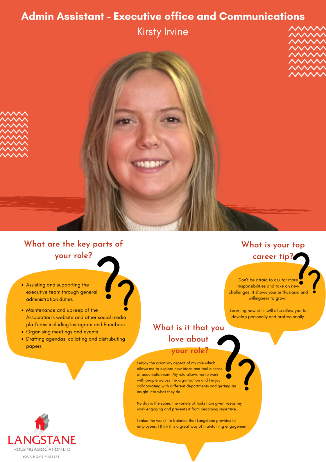 Q+A Profiles Kirsty Irvine 