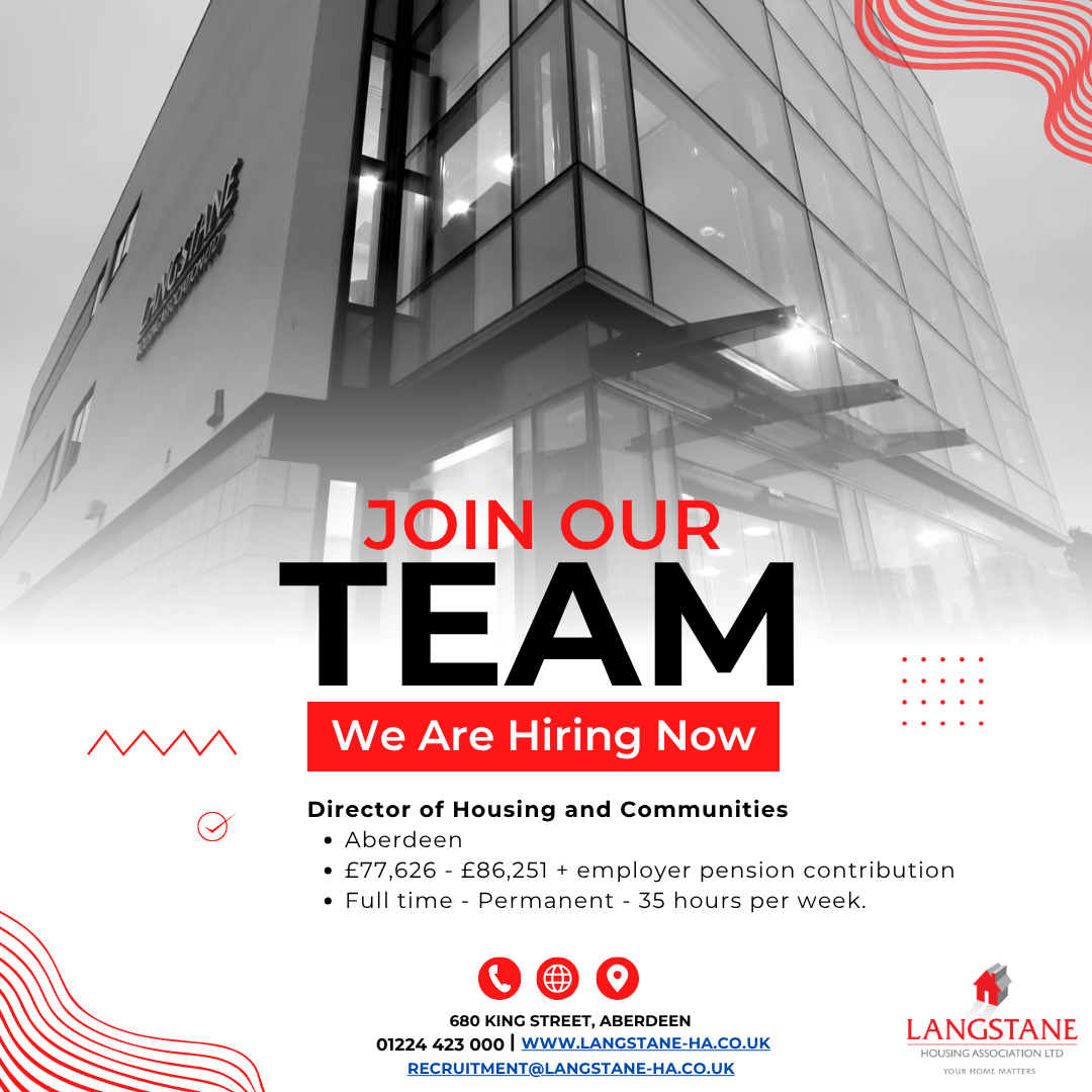 Recruitment poster - Director of Housing and Communities