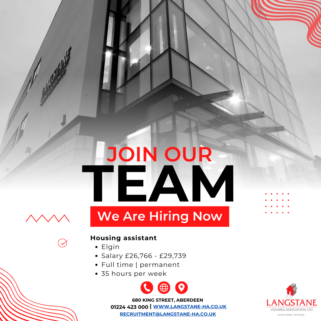 Recruitment Housing Assistant Elgin 